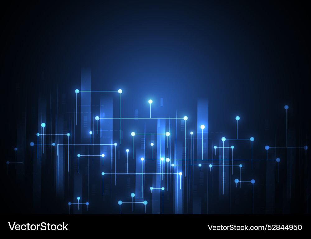 Cloud networking city concept design digital data Cloud networking city concept design digital data vector image