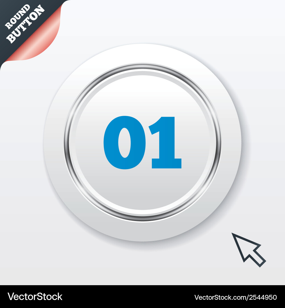 First step sign loading process symbol vector image