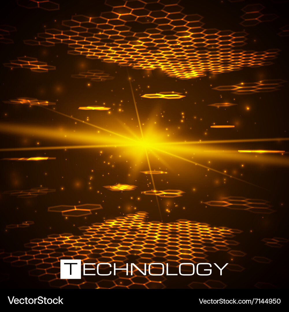 Futuristic digital background with space for text vector image