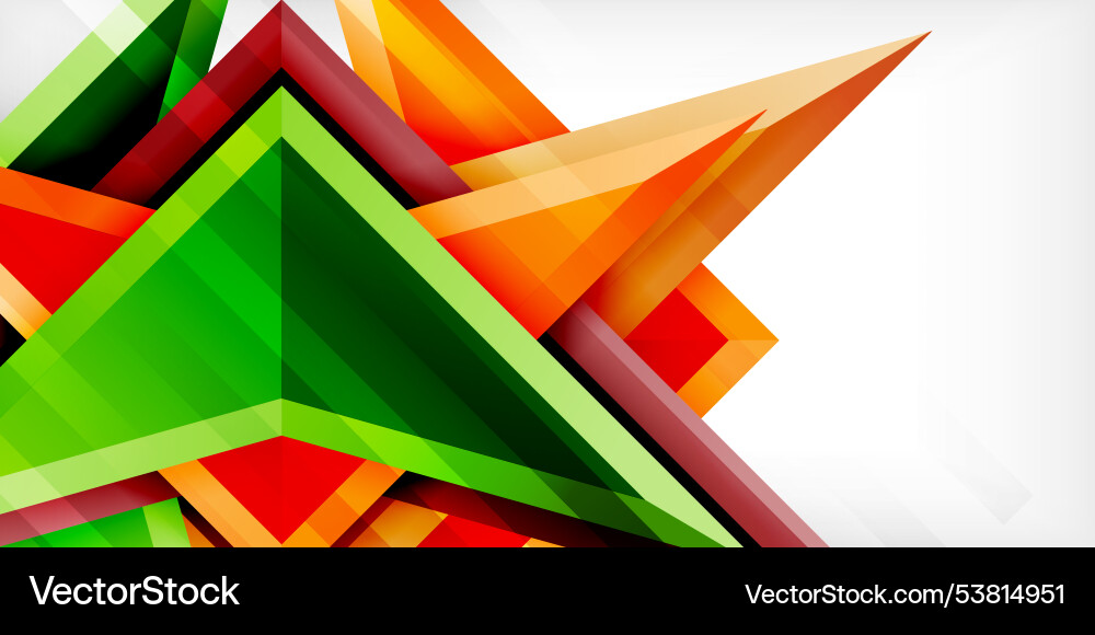 Abstract background color triangles and arrows Abstract background color triangles and arrows Vector Image