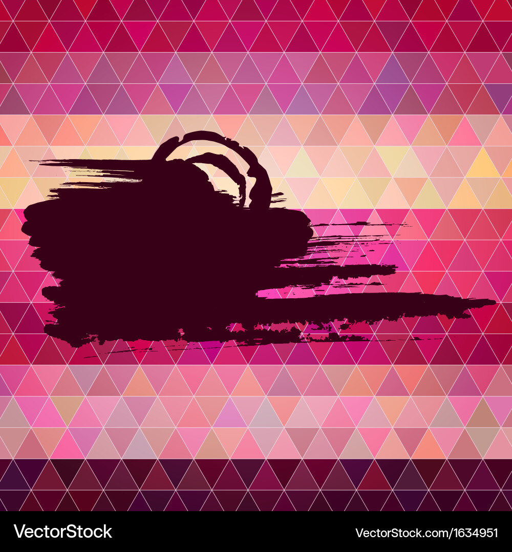 Abstract background polygon style backdrop vector image
