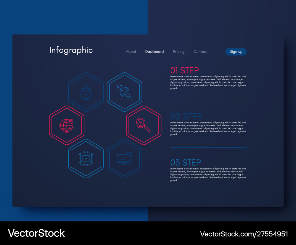 Grafik Infografiken mit sechs Optionen Grafik Infografiken mit sechs Optionen vektorbild