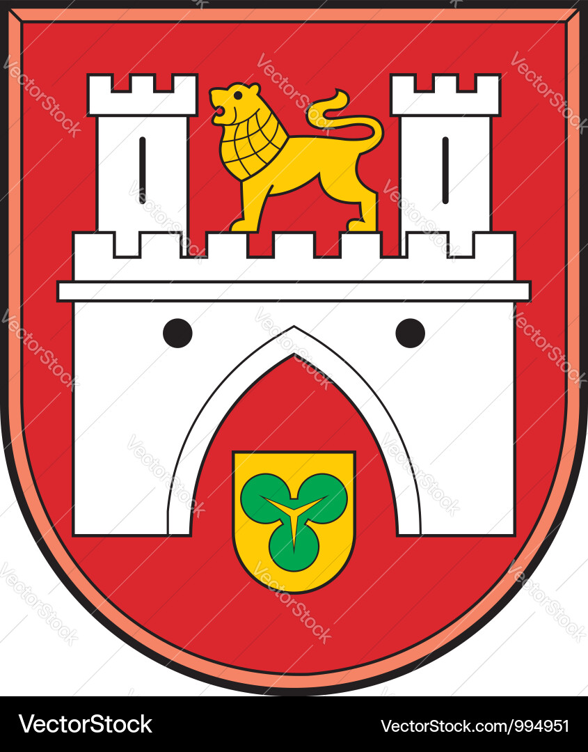 Hannover City Coat of Arms Vector Image