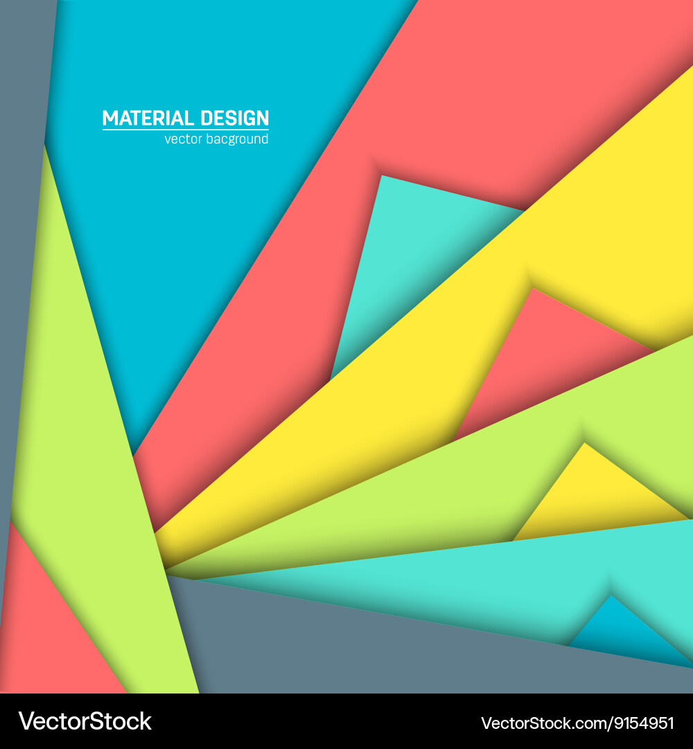 Material design background abstract Vector Image