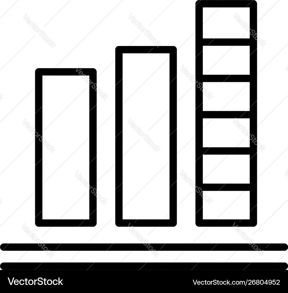Athlete rating icon outline style Vector Image