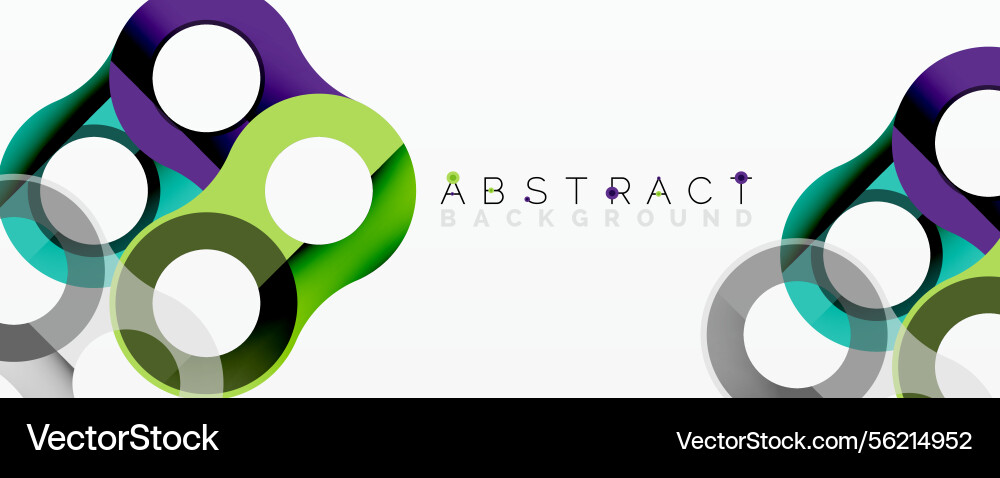Bright abstract design features overlapping Bright abstract design features overlapping vector image