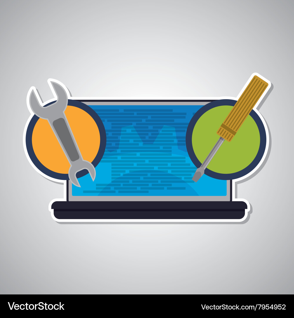 Development and software design vector image