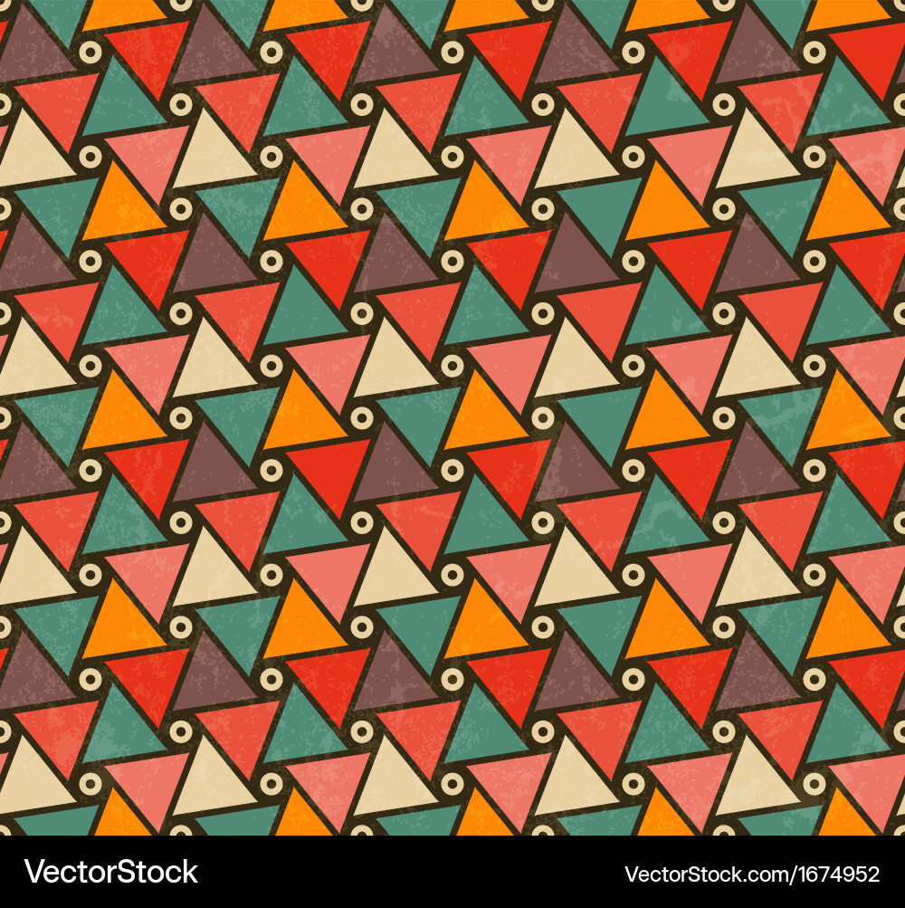 Geometric Triangle Pattern vector image