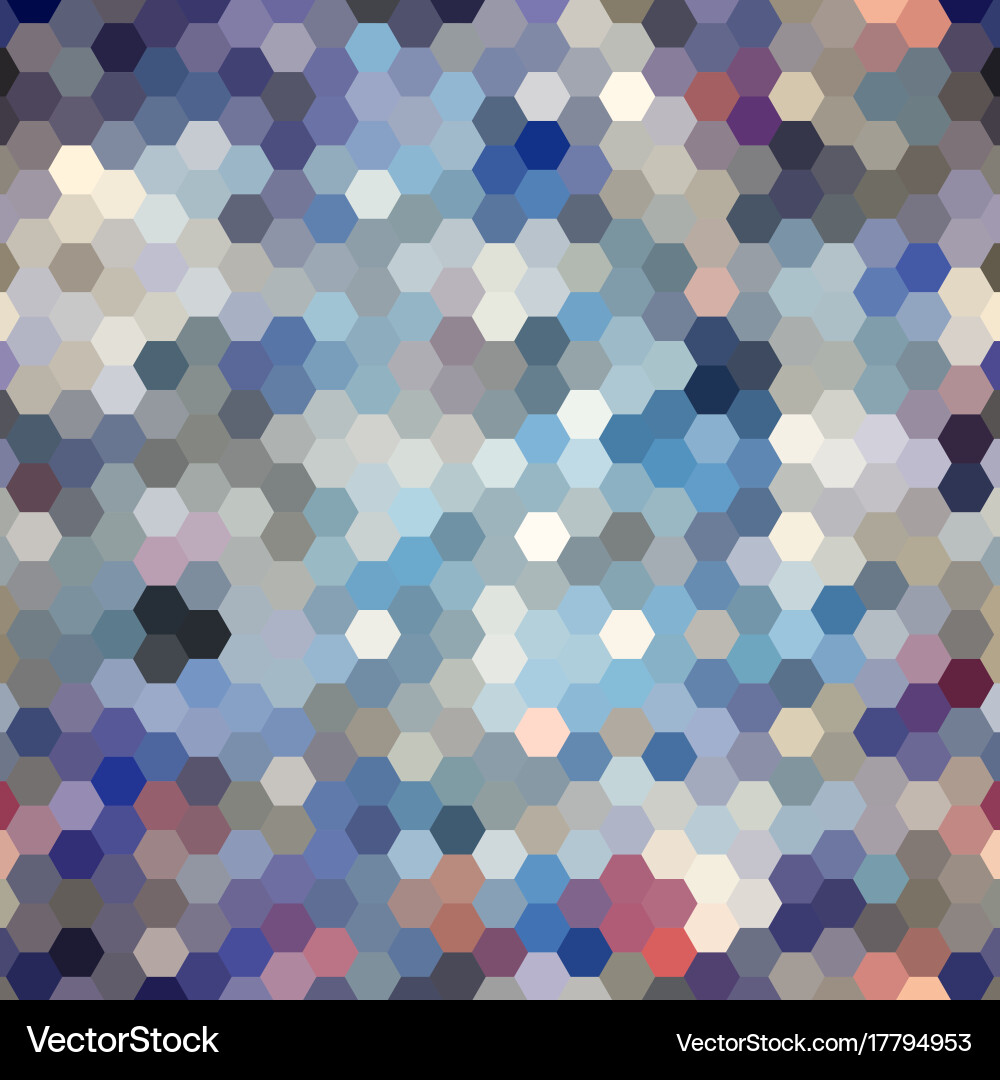 Abstract colorful background of hexagons Vector Image