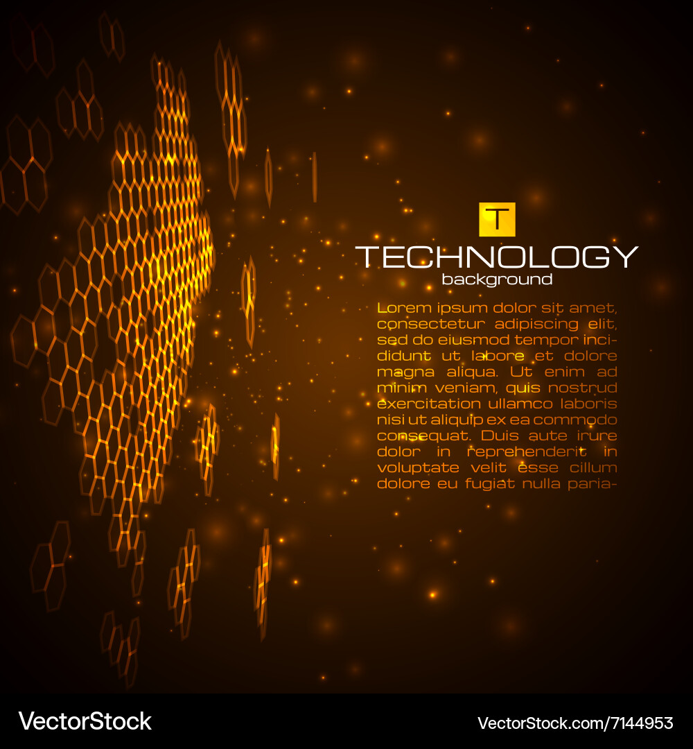 Futuristic digital background with space for text vector image