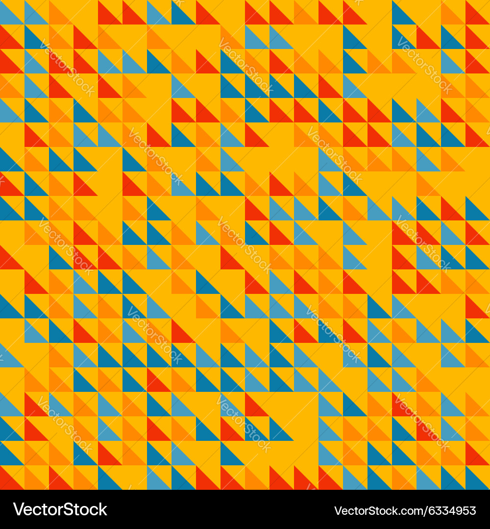Geometric Triangle Pattern Vector Image
