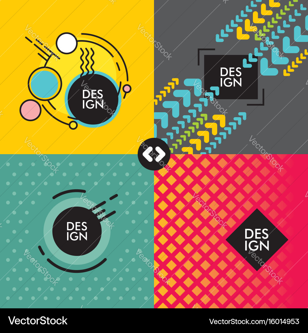 Modern Web Backgrounds & Patterns vector image
