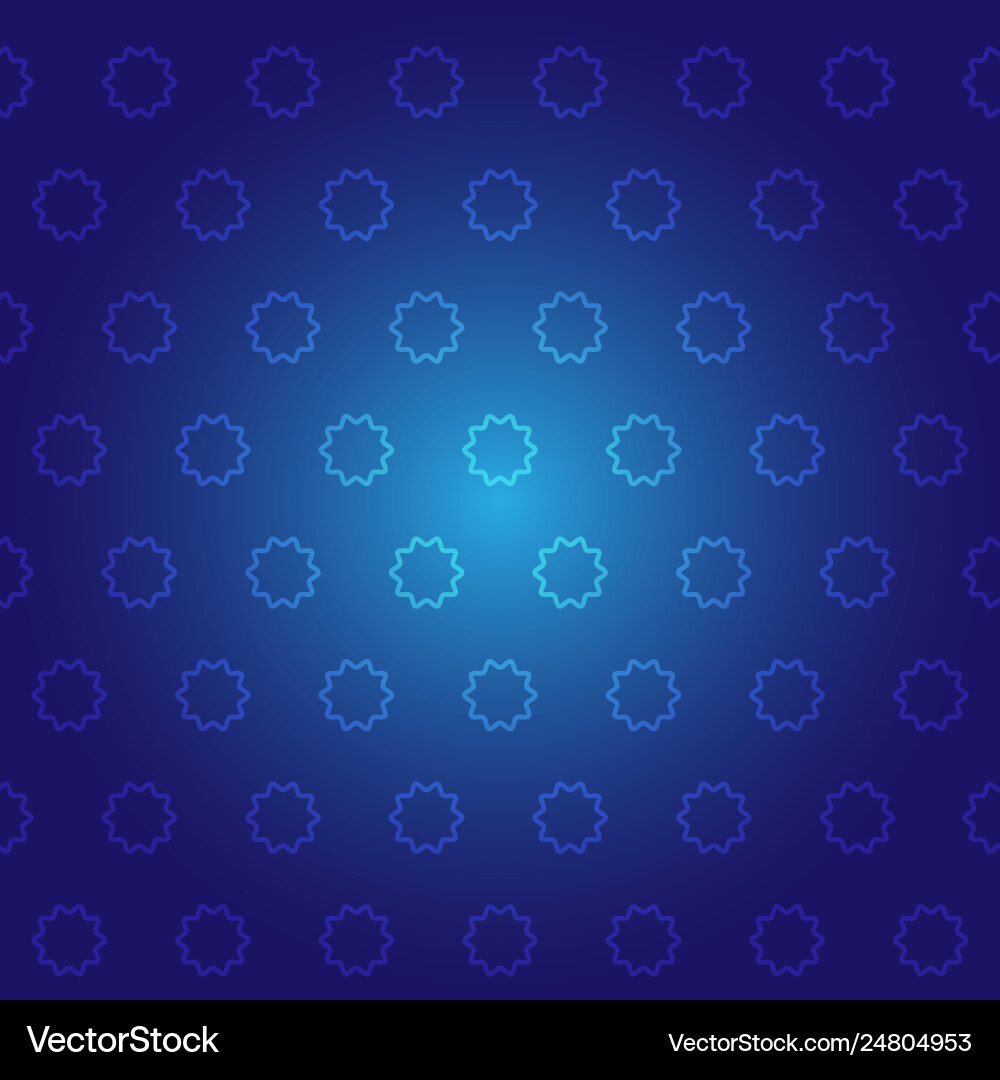 Repetition small 10 point star outline pattern vector image