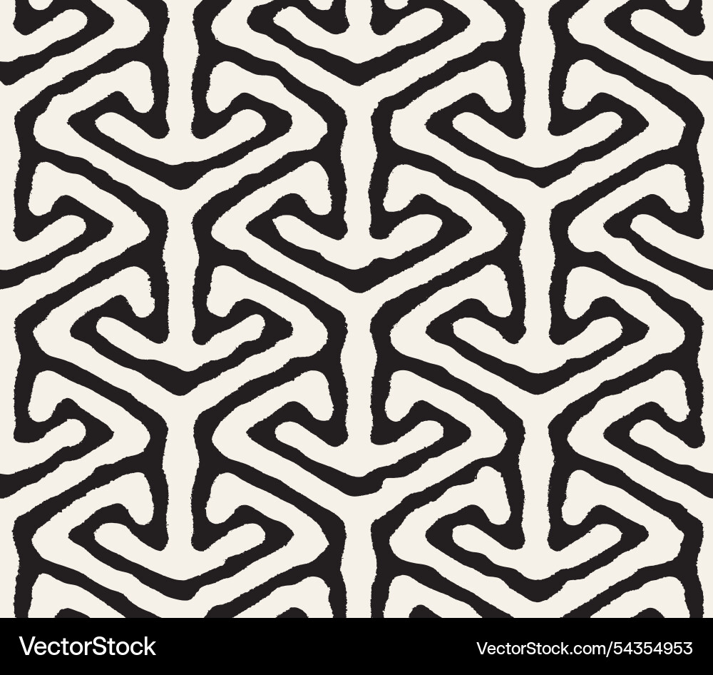 Seamless pattern repeating geometric elements Seamless pattern repeating geometric elements vector image