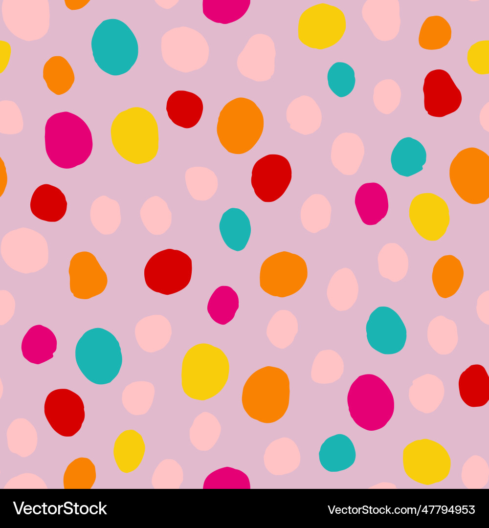 Seamless polka dots pattern abstract background Seamless polka dots pattern abstract background vector image