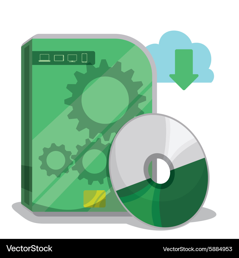 Software design vector image