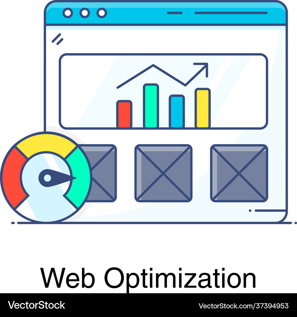 Web optimization Vector Image