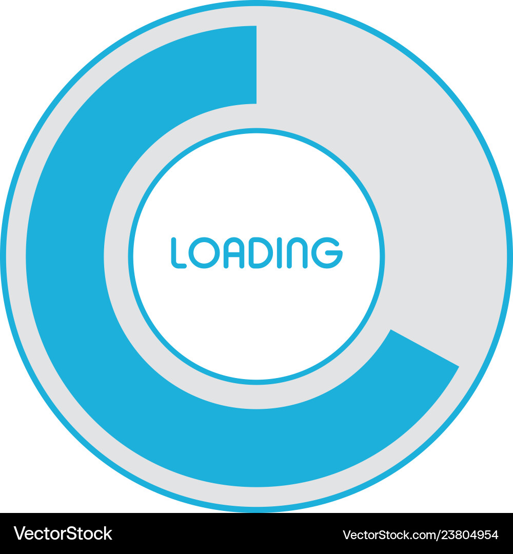 Abstract loading bar vector image