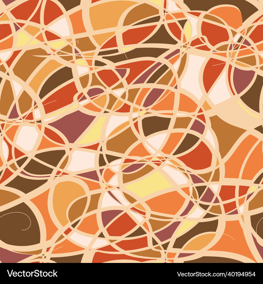 An abstract fluid mosaic seamless pattern vector image