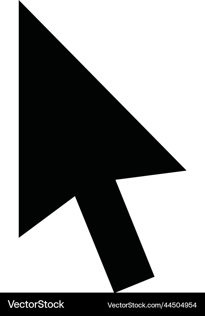 Cursor-Symbol auf Computer-Desktop-Pointer Vektorbild