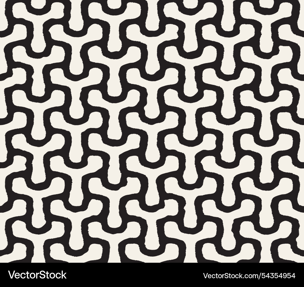 Seamless pattern repeating geometric elements Seamless pattern repeating geometric elements vector image