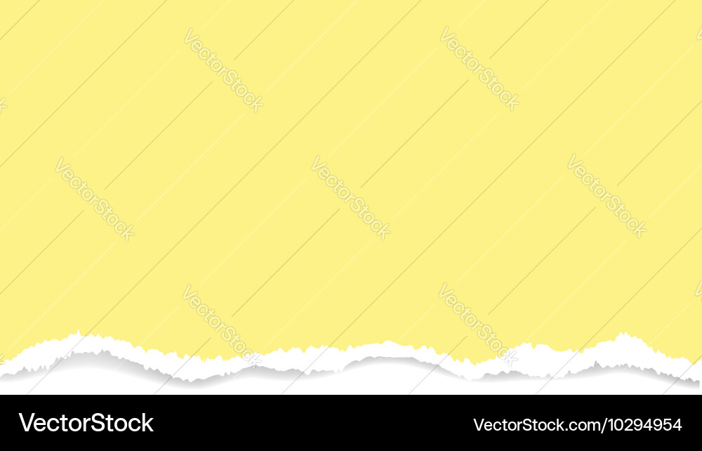 Torn paper design element vector image