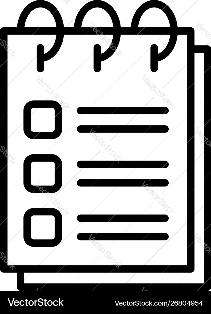 Training program icon outline style Training program icon outline style vector image