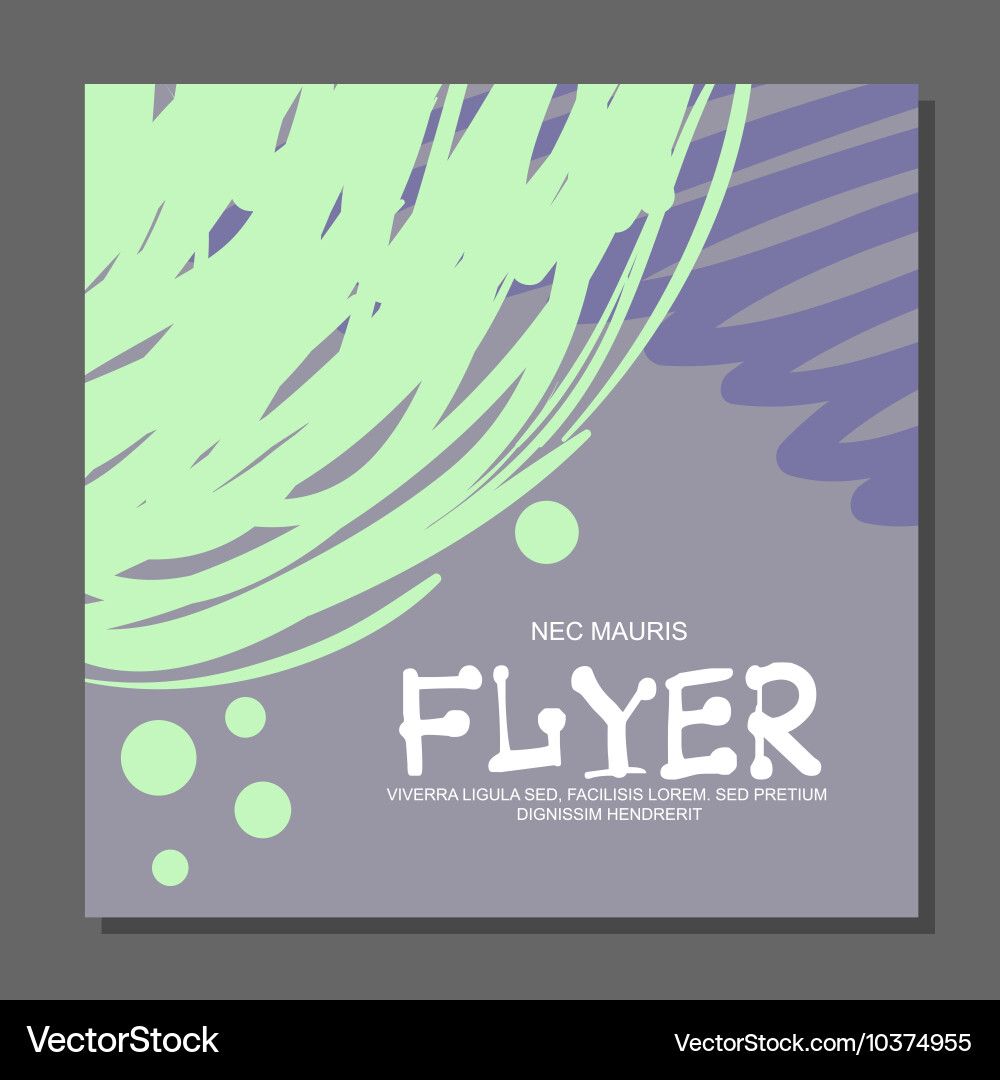 Abstract flyer with space for text it can be used Vector Image