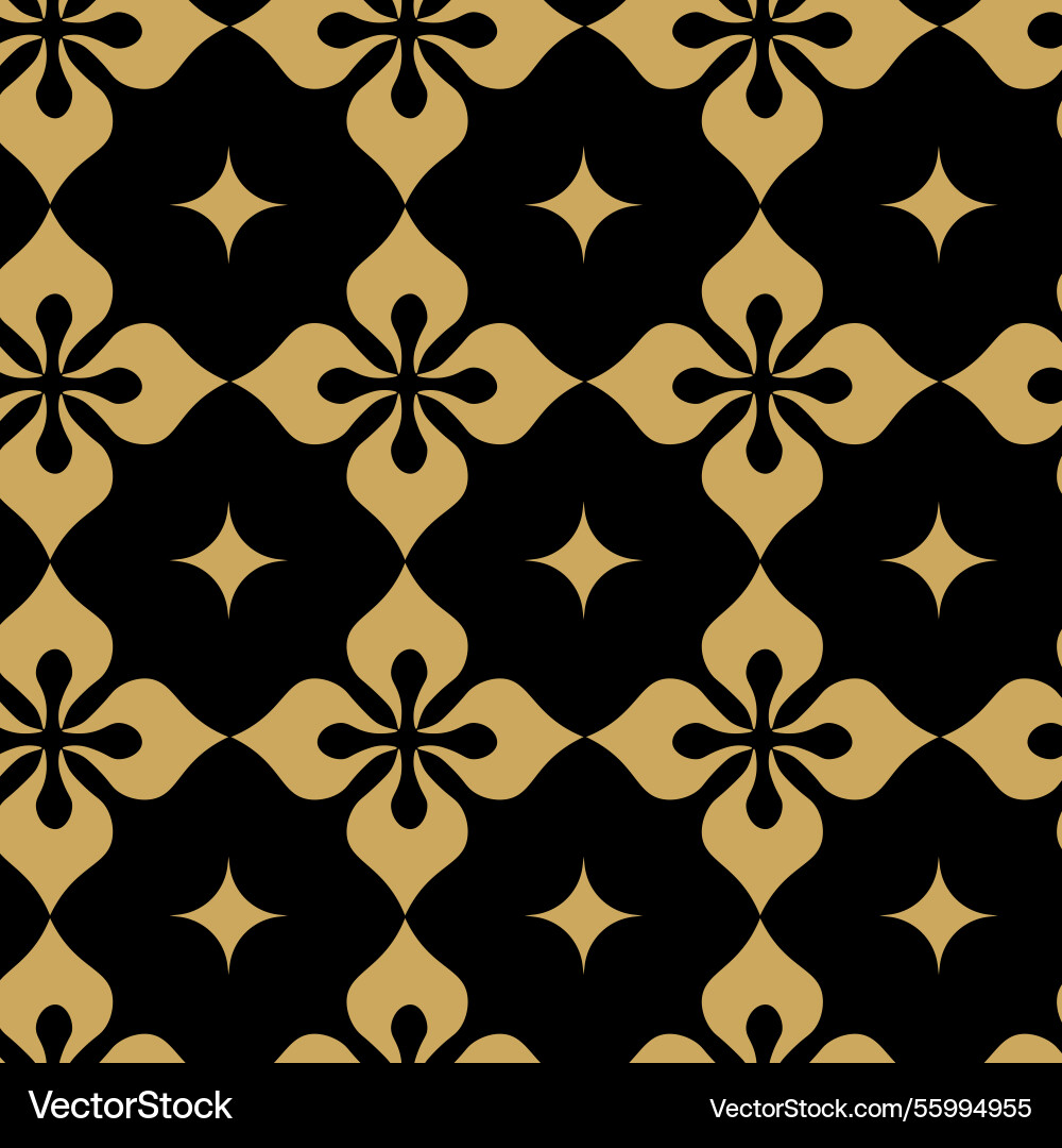 Abstract geometric pattern with squares crosses Vector Image