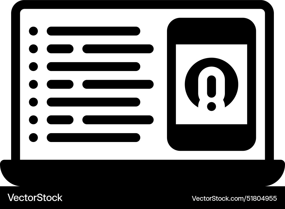 Code issue Vector Image