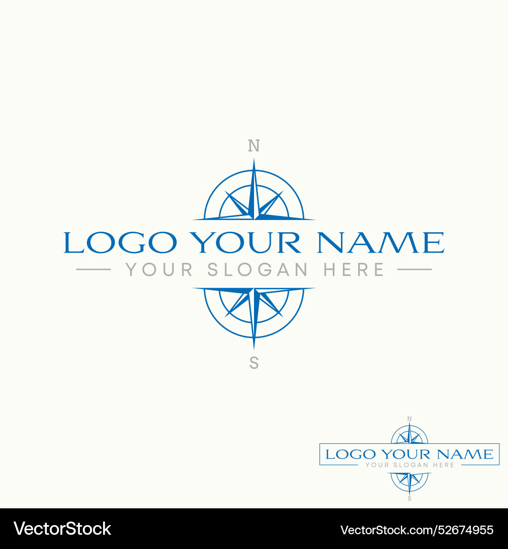 Compass signpost adventure navigation Compass signpost adventure navigation vector image
