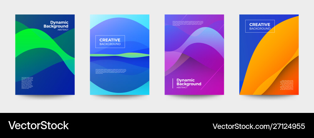 Dynamic Gradient Background Vector Image