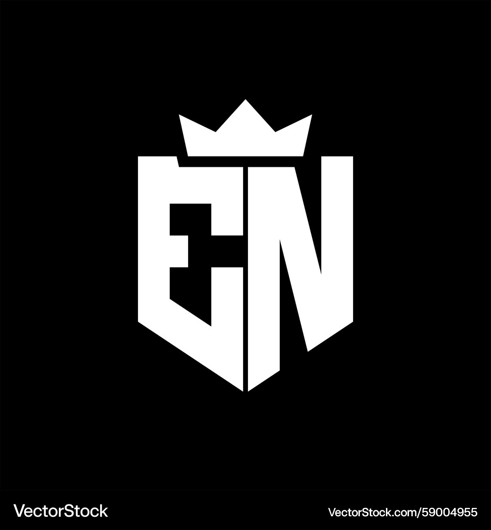 En image of a shield with sharp geometric style En image of a shield with sharp geometric style Vector Image