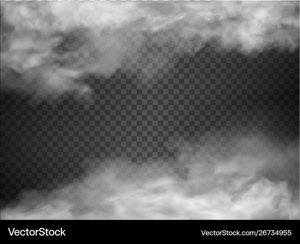 Nebel und Rauch isoliert auf transparentem Hintergrund Nebel und Rauch isoliert auf transparentem Hintergrund vektorbild