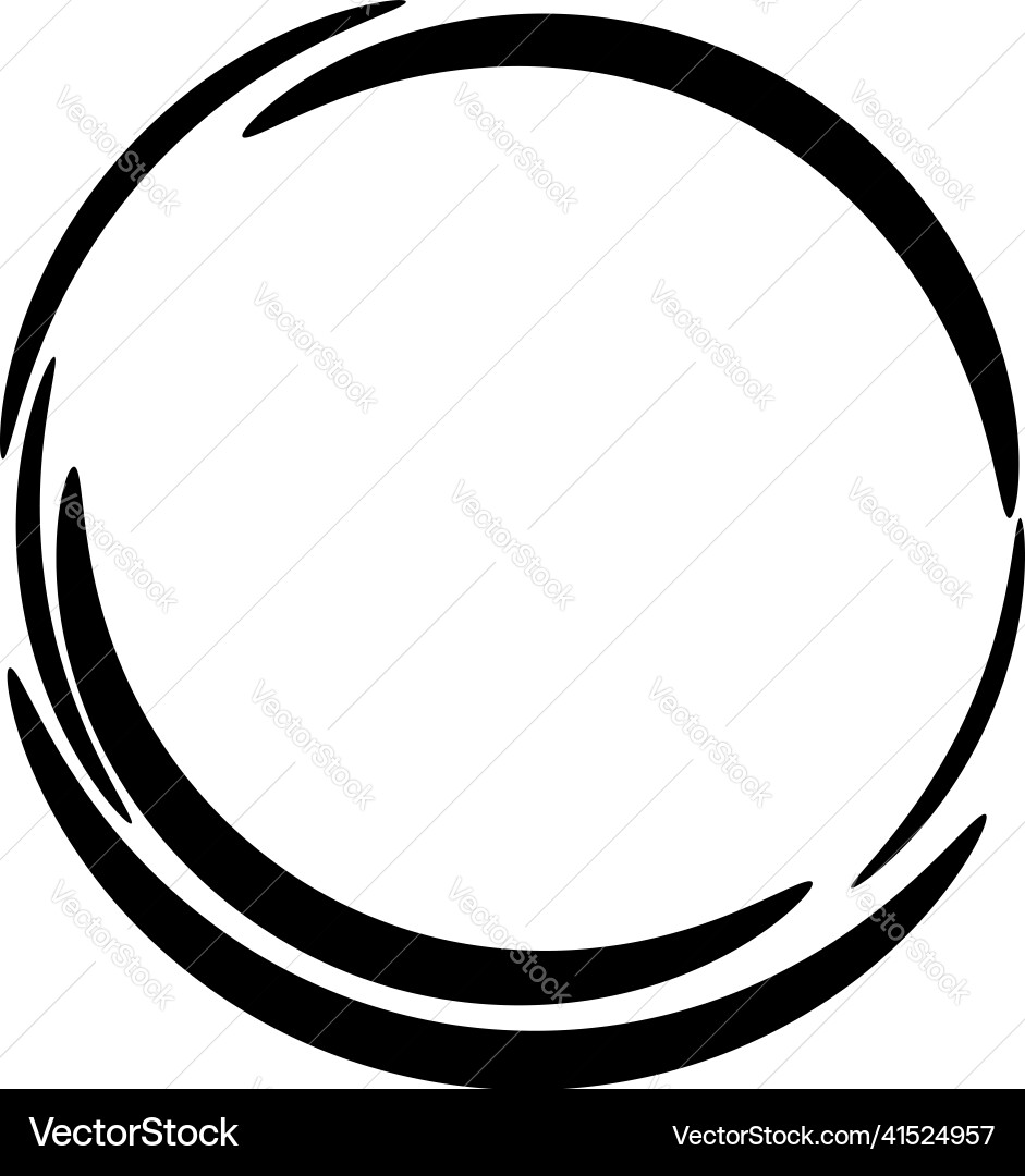 Abstract circular radiating design element Vector Image