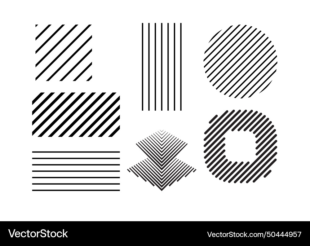 Abstract line shape design Vector Image