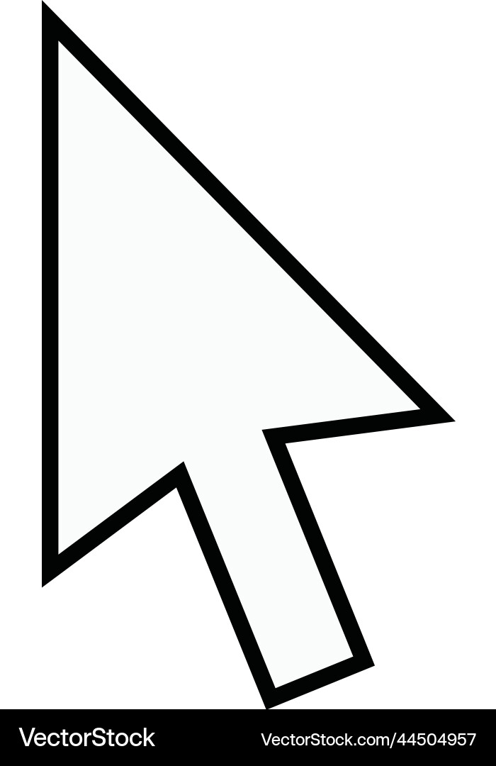 Cursor icon click computer desktop laptop pointer Cursor icon click computer desktop laptop pointer vector image