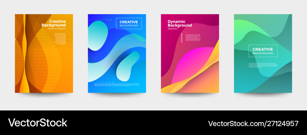 Dynamic Gradient Background vector image