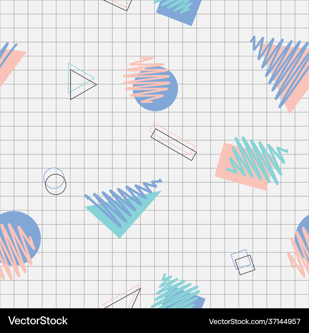 Geometric pattern with abstract shapes Geometric pattern with abstract shapes vector image