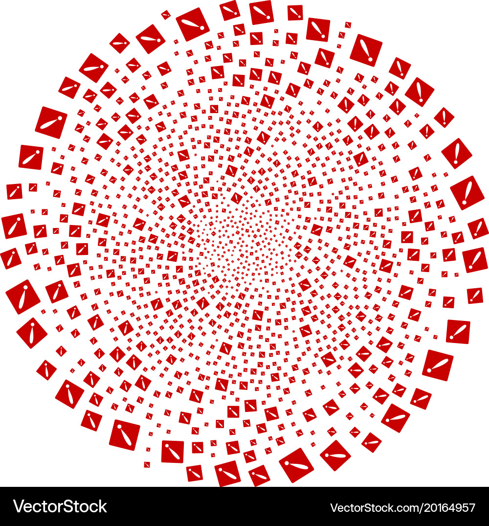 Problem twirl sphere vector image