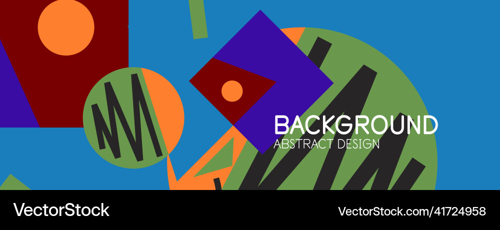 Abstract background with blocks lines geometric Abstract background with blocks lines geometric vector image