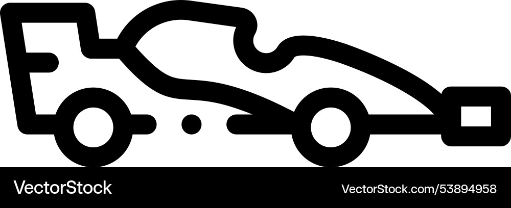 Formula icon thin linear style design isolated Vector Image