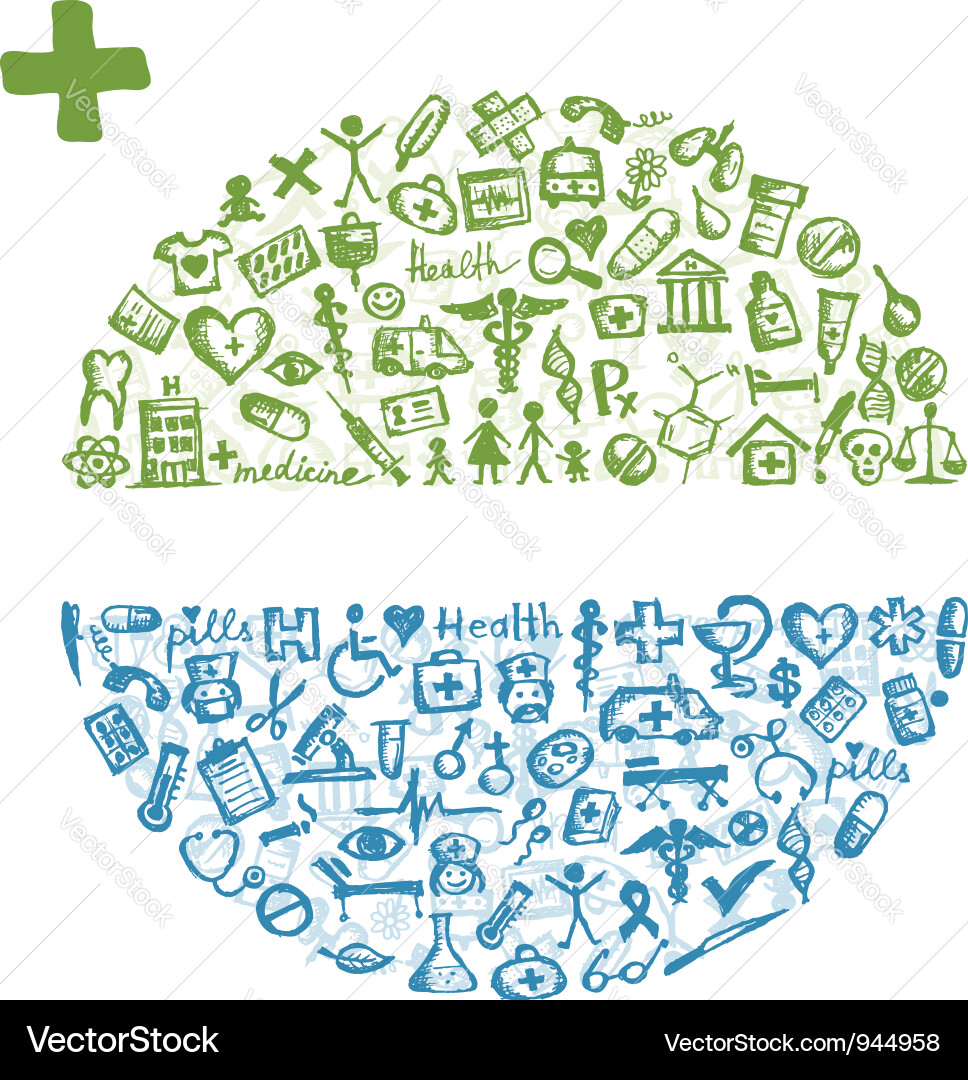 Medical Icons - Healthcare Set Vector Image