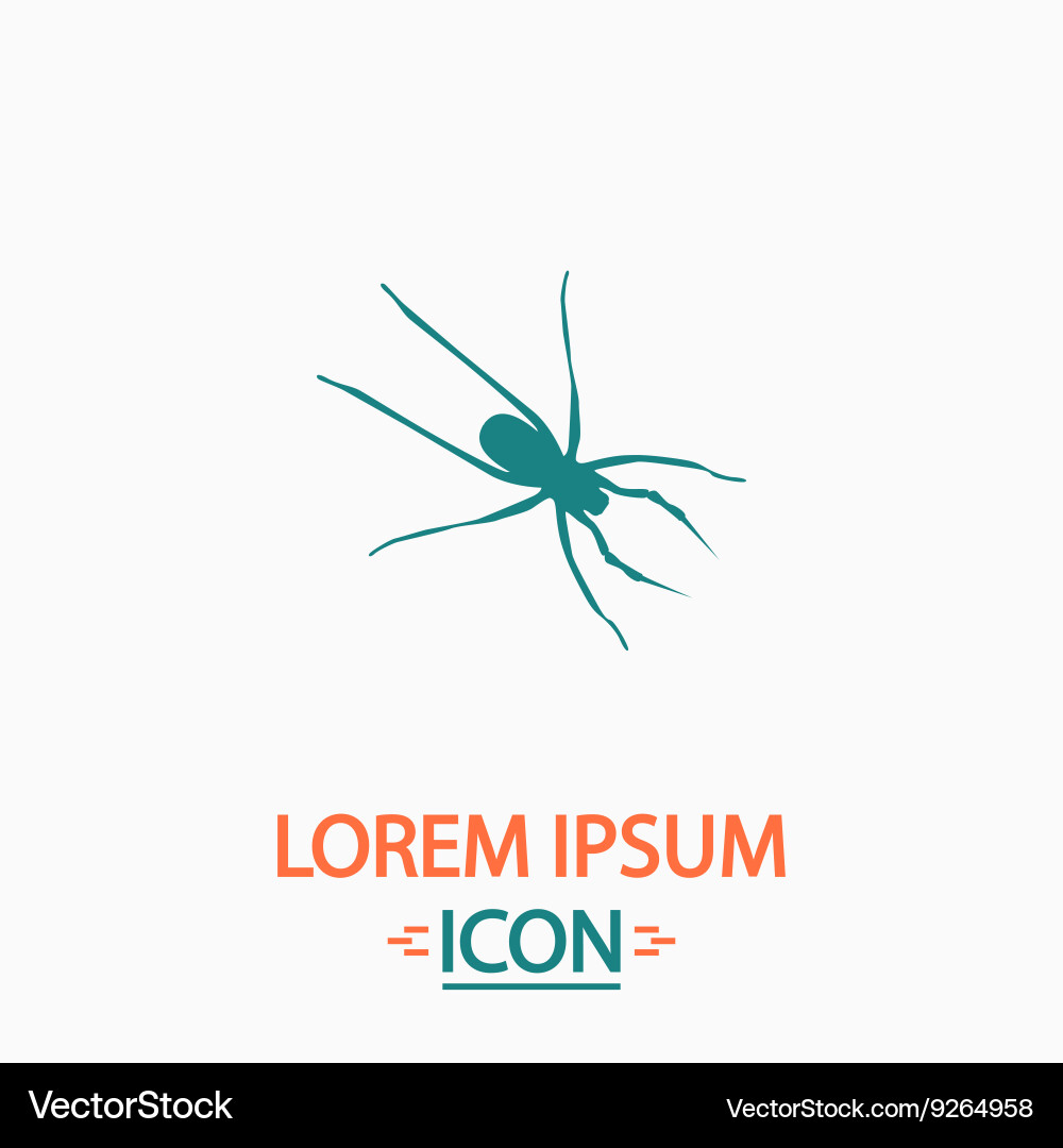 Spider computer symbol Vector Image