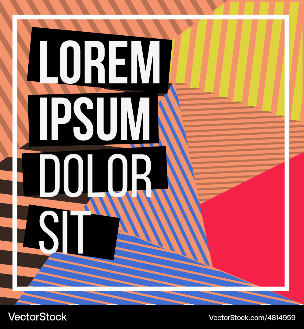 Abstract background with lines vector image
