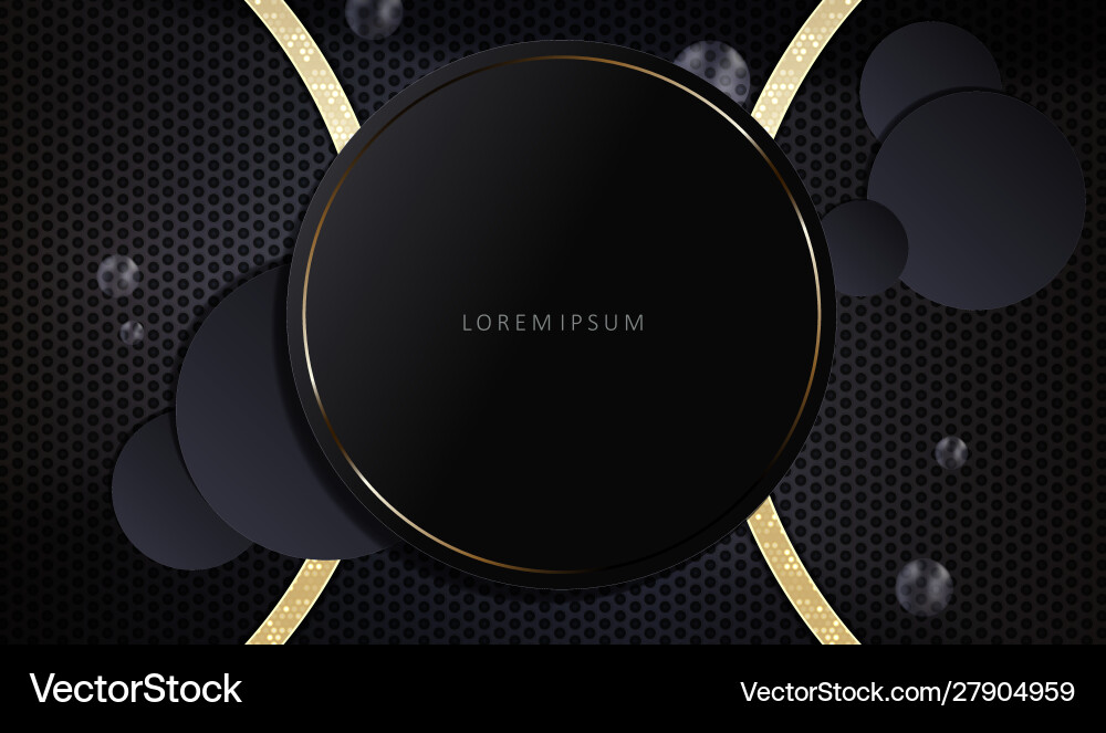 Abstract geometric mesh dark design with a round Abstract geometric mesh dark design with a round vector image