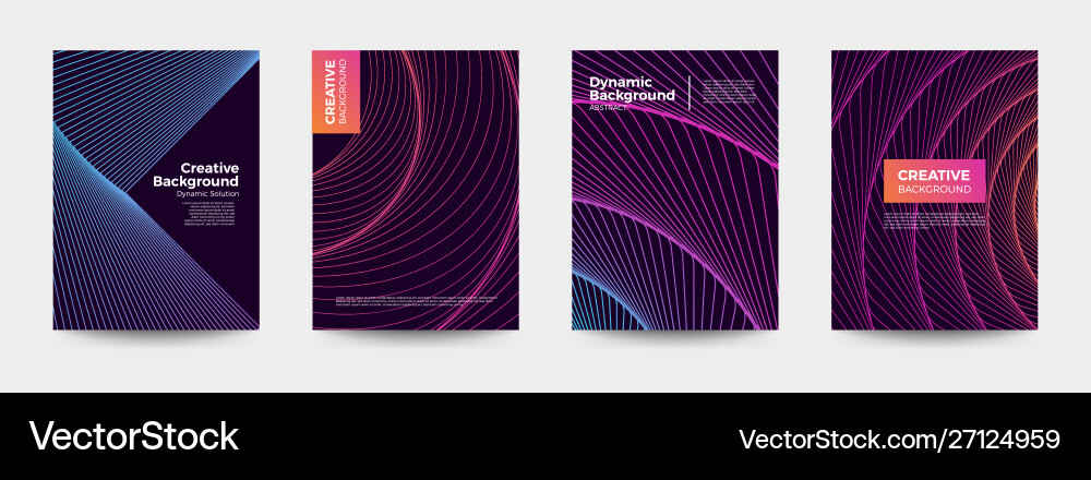 Dynamic Abstract Background Vector Image