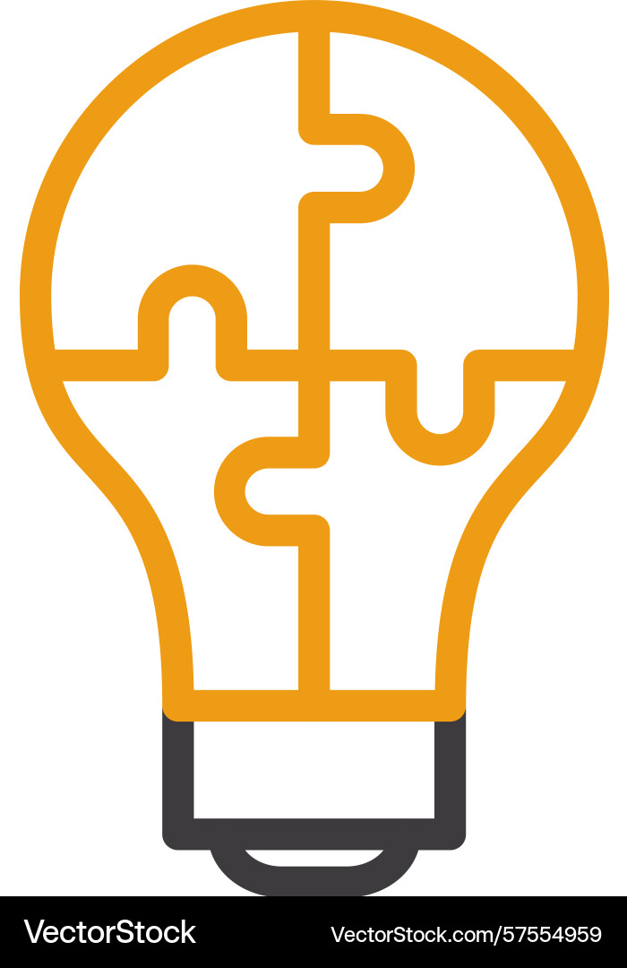 Problem solving two color icon Vector Image