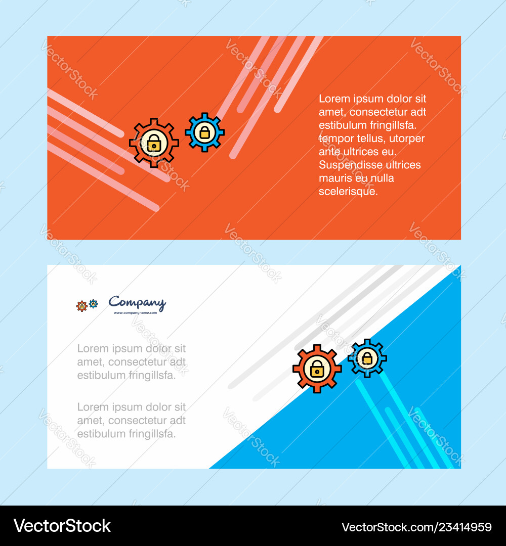 Setting protected abstract corporate business Vector Image