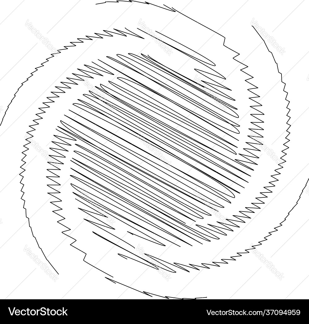 Spiral swirl twirl design element with sketchy Spiral swirl twirl design element with sketchy vector image